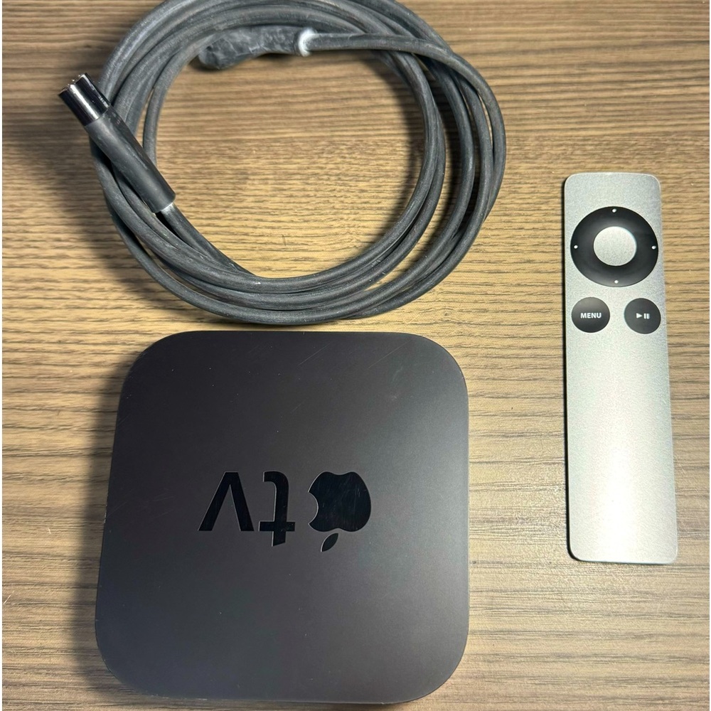 Apple TV HD (3rd Generation) power cord and remote. Free 6 month Warranty